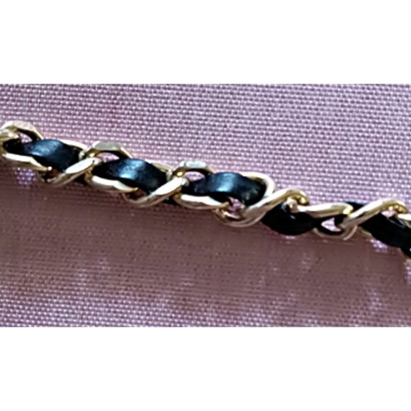 Fashion Jewelry Choker Gold & Black Faux Pearls - Picture 6 of 7